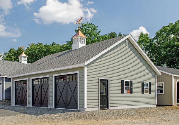 custom 3 car garage