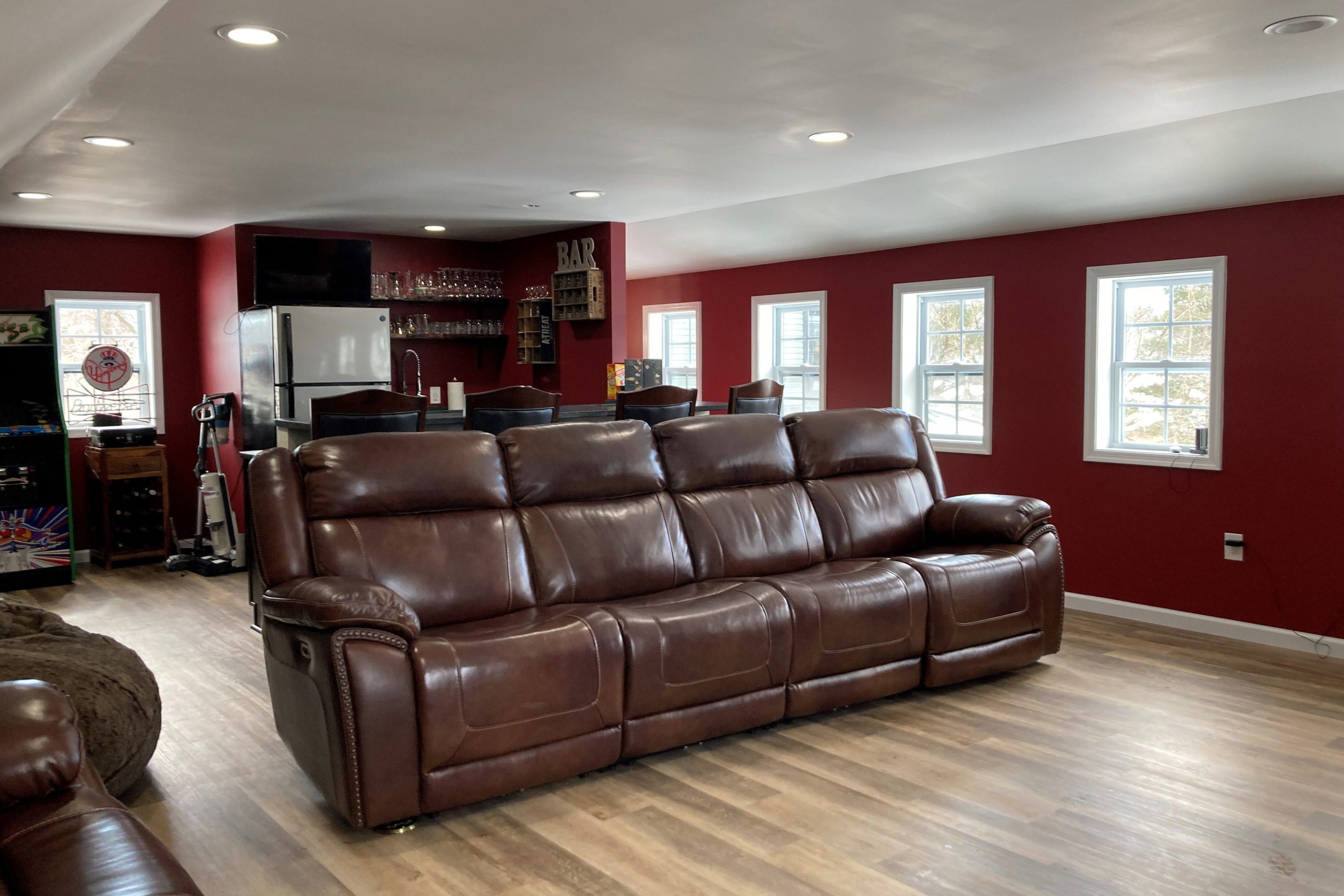 interior of dormer garage